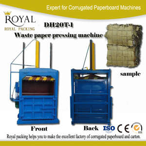 Dh20t-1 Waste Paperboard Hydraulic Pressing and Strapping Machine