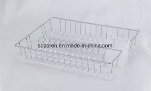 Dish Drainer with Fork and Knife Holder